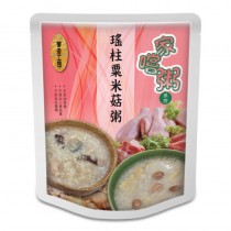 瑤柱粟米菇粥